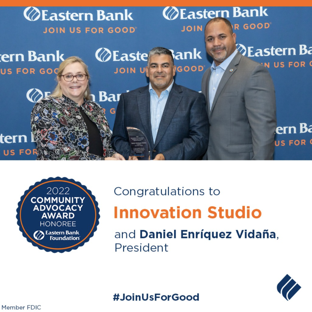 Eastern Bank Foundation Honors Innovation Studio With Community Advocacy Award