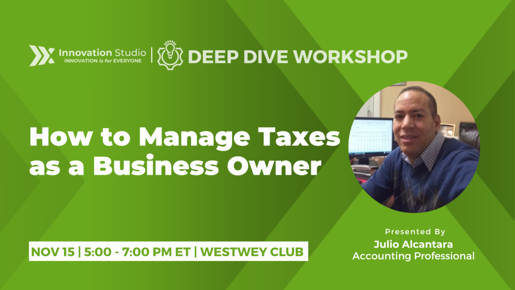 Manage Taxes Workshop_Cover